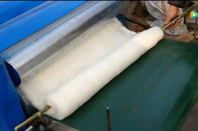 小型開松機工作視頻