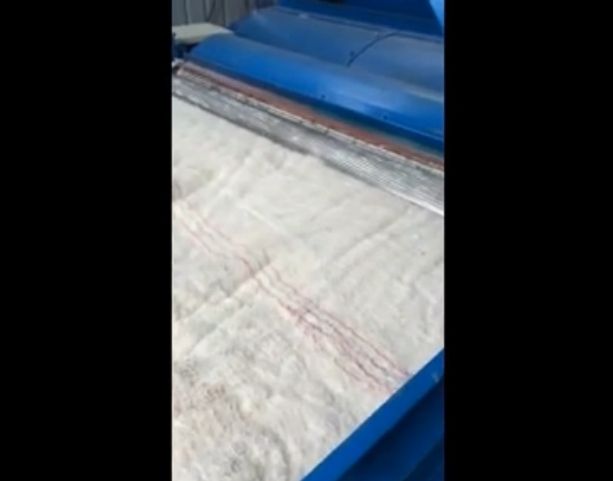 百河棉機一體機彈舊套子加工效果